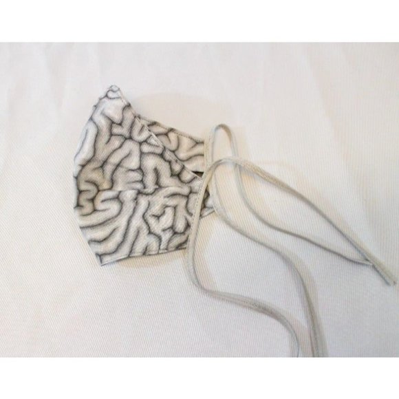 Gray Brains - Two Layer Reusable Washable Cotton Face Mask - Picture 4 of 4